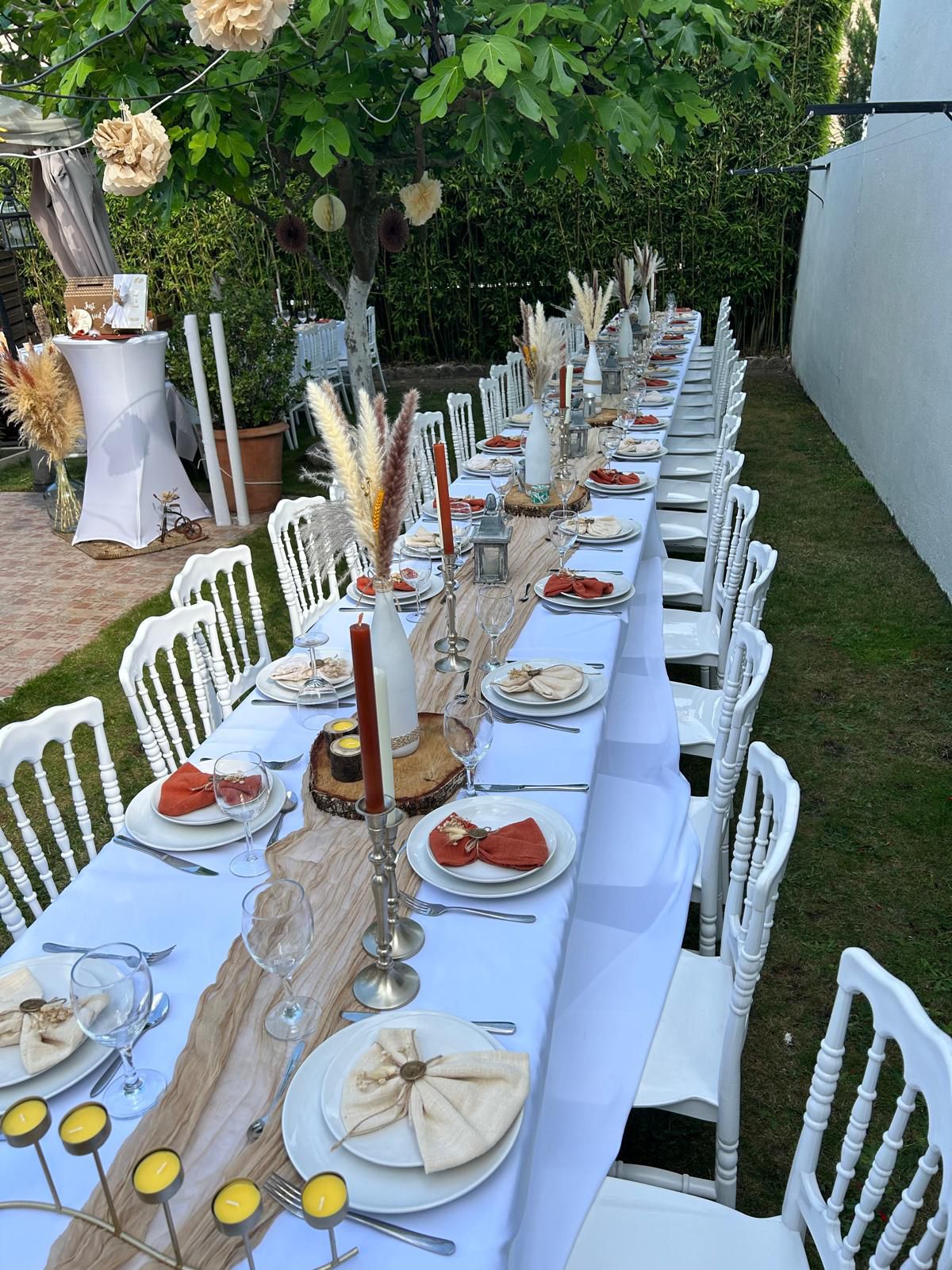 Prestation Maison LSM - dressage avec bougies